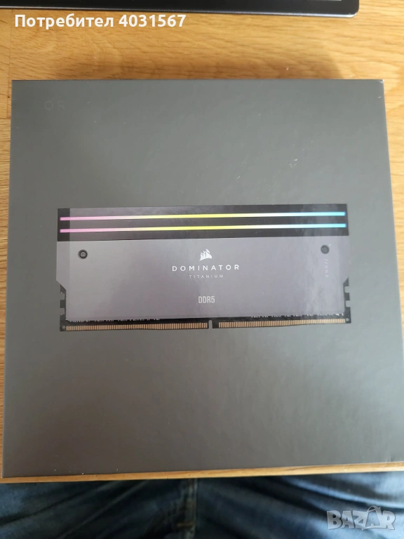 РАМ памет Corsair Dominator Titanium RGB 2x32 64GB 6000MHz EXPO/XMP, снимка 1