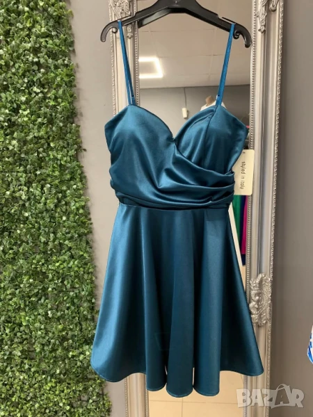 😍Къси коктейлни роклички от сатен  , снимка 1