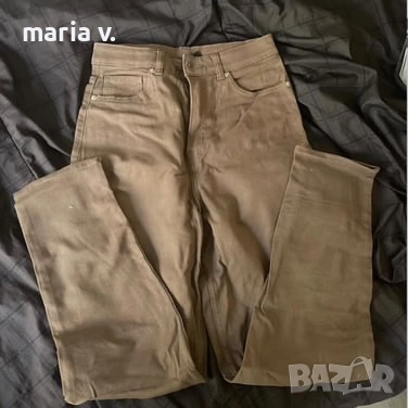 Кафяви широки дънки H&M, снимка 1