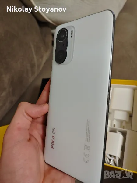 Xiaomi poco f3, 256gb, бял., снимка 1