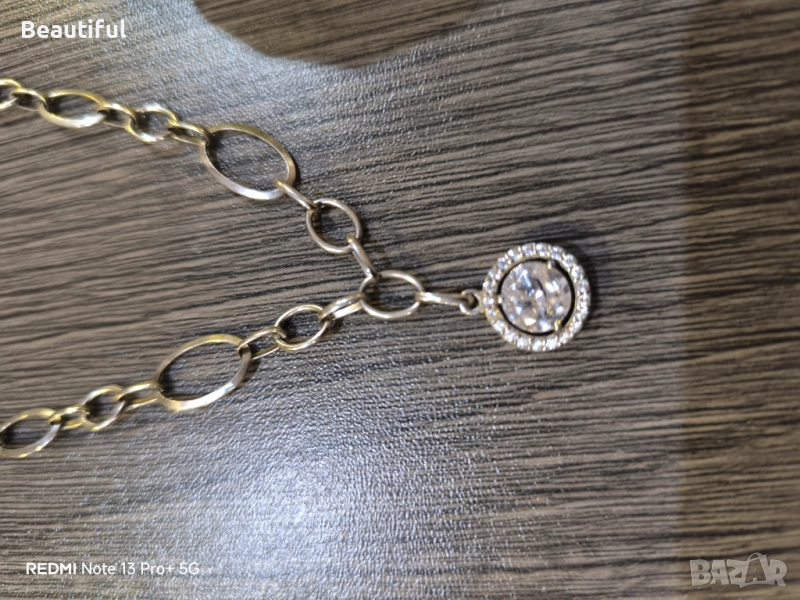 Сребърно колие , снимка 1