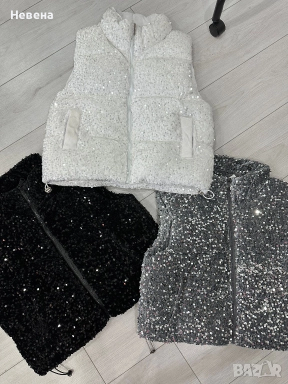 Грейка елек с пайети, снимка 1