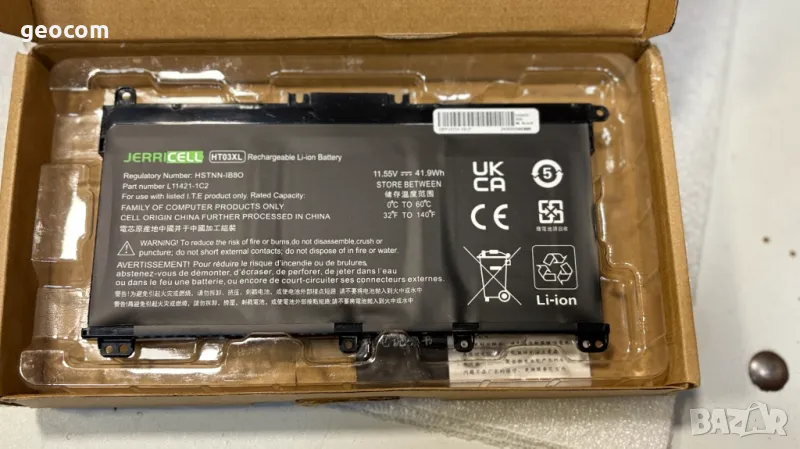 HP HT03XL нова батерия за лаптоп HSTNN-LB8L (11.5V,41.9Wh,3630mAh), снимка 1