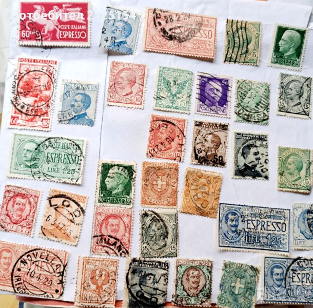 Колекция от марки ,Италия - 1879/1945 г., снимка 1