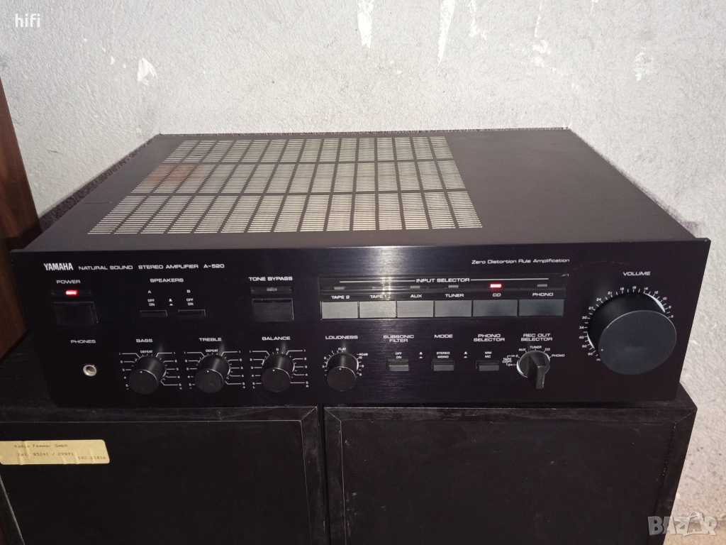 Стерео усилвател Yamaha A-520, снимка 1