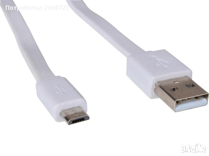 продавам кабел за зареждане на телефон MicroUSB, снимка 1