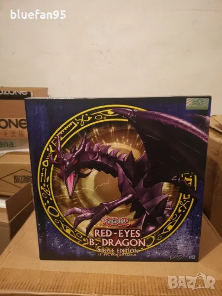 Yu-Gi-Oh Red Eyes Black Dragon статуя на First 4 Figures, снимка 1