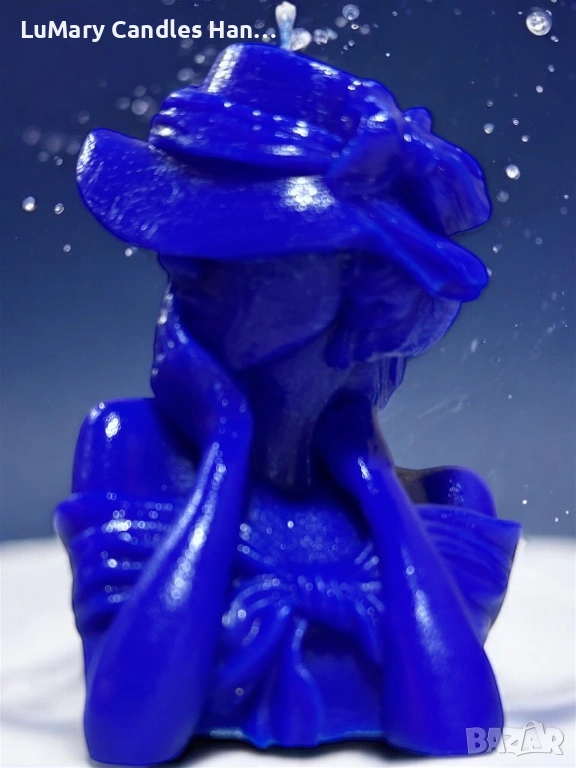 Свещ “ Синята дама”, снимка 1