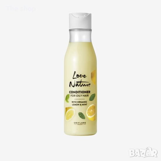 Балсам за мазна коса с органични екстракти от лимон & мента (012), снимка 1