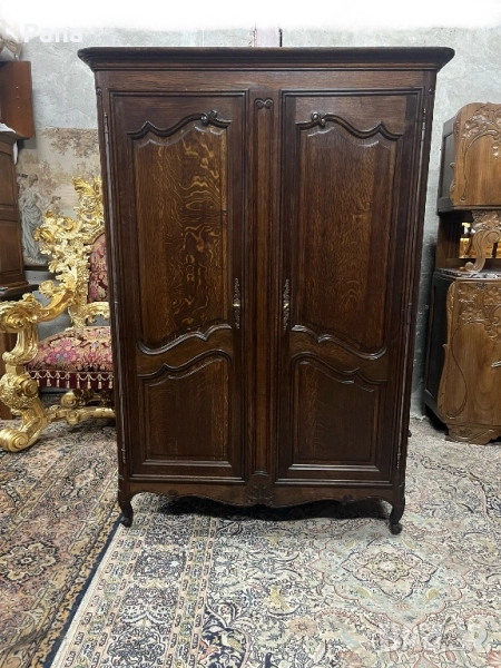 Масивен дъбов гардероб , снимка 1