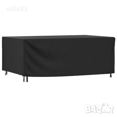 vidaXL Калъф за градинска мебел черен 240x140x90 см водоустойчив 420D(SKU:364804), снимка 1