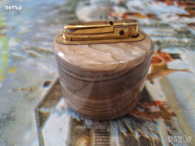 Мраморна запалка, снимка 1