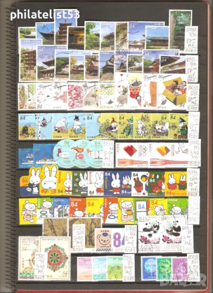 Япония-след-2000г.клеймо-пълни серии-Лот-6, снимка 1