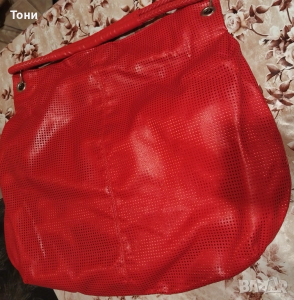 Нова Кожена Дамска Голяма Чанта , снимка 1