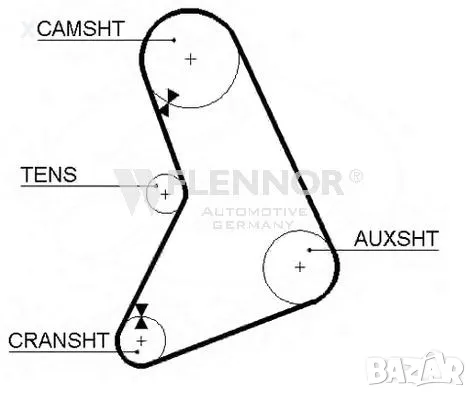 FLENNOR 4957 АНГРЕНАЖЕН РЕМЪК FORD 1.6; 1.3; 1600; 1300 / 1970-1992 / OE 6139910   OE 84HM6268AA, снимка 1