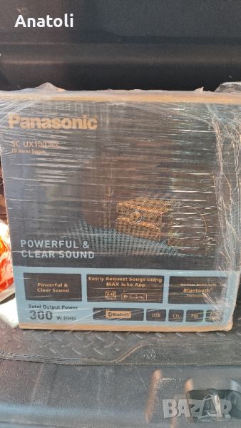 Аудио система Panasonic SC-UX100E-K

, снимка 1