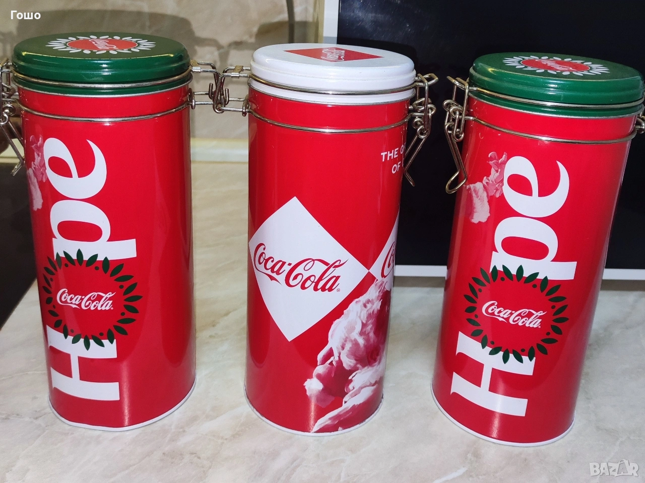 Метални кутии за съхранение на кока кола , снимка 1