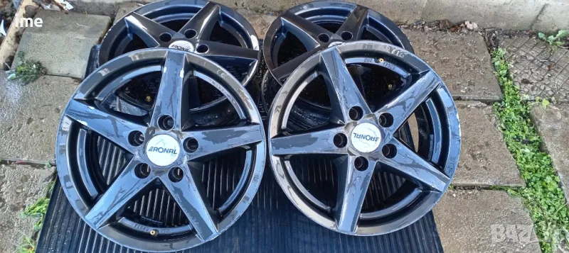 4бр ляти джанти 6.5J15 ЕТ45. 5x112. Ronal. KBA47368. Свалени са от Passat., снимка 1