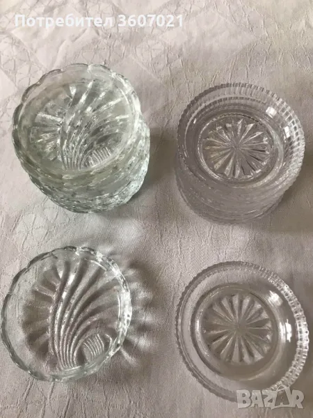 Стъклени чинийки, снимка 1