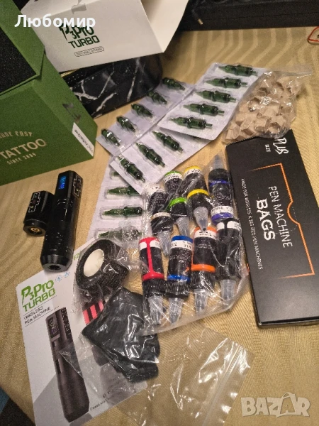 EZ P3 Pro Turbo безжична машина за татуировки , снимка 1
