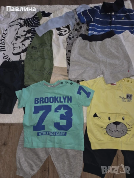 Лот от 7 Летни Бебешки Комплектчета - 18-24м, снимка 1