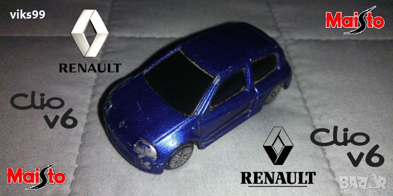 Clio V6 Renault Sport (Maisto) 1:64, снимка 1