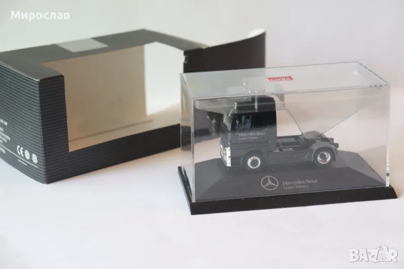 HERPA 1:87 H0 MERCEDES ACTROS ВЛЕКАЧ МОДЕЛ КАМИОН, снимка 1