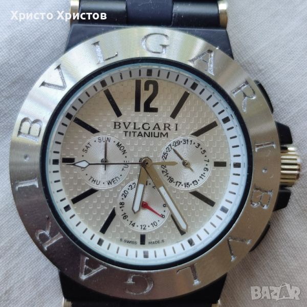 Мъжки луксозен часовник BVLGARI TITANIUM , снимка 1