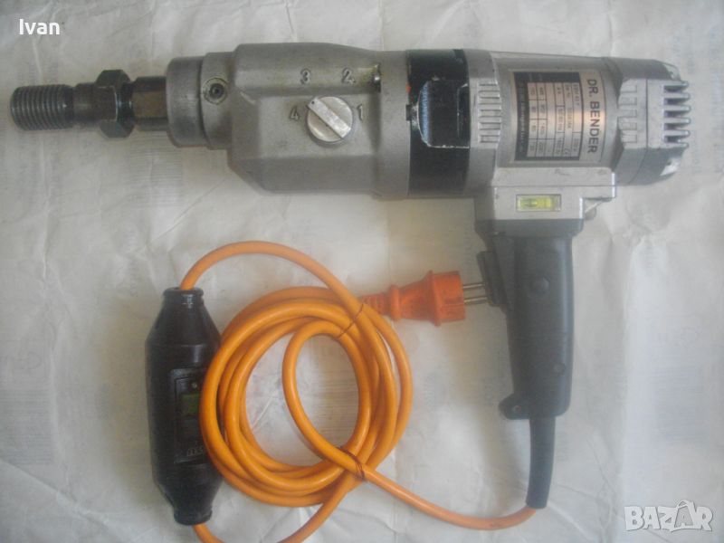 1800 вата/ф150мм-Диамантено Пробивна Машина Електрическа-Почти Нова-Отлична-4 Скорости-Масивна-8,0кг, снимка 1