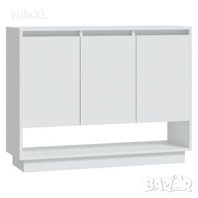 vidaXL Бюфет, бял, 97x31x75 см, ПДЧ(SKU:809530, снимка 1