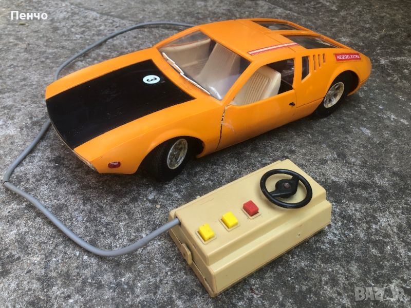 стара количка с дистанционно - "DE TOMASO MANGUSTA" - GDR, снимка 1