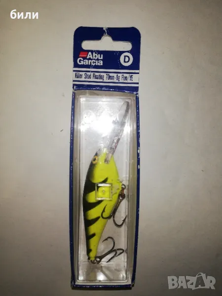 Abu Garcia Killer Shad Floating 70 mm.-8g Fluo Ye, снимка 1