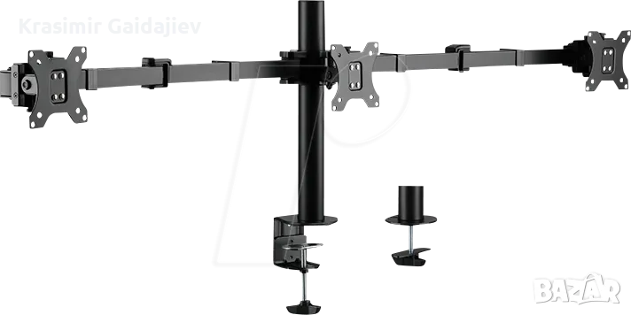 LOGILINK BP0107 Стойка за троен монитор, 17-27, снимка 1