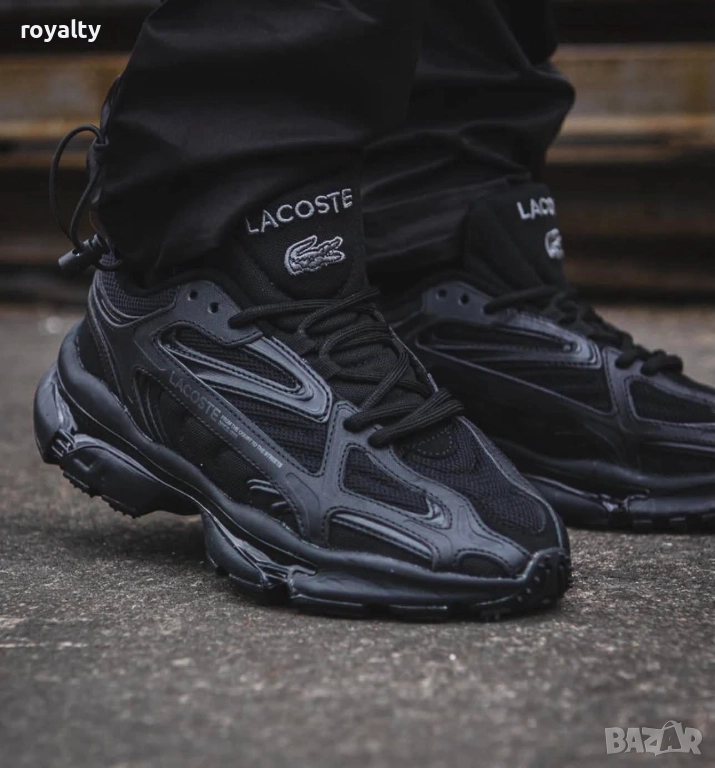 Lacoste Черни Мъжки Маратонки 40-44 Номер , снимка 1