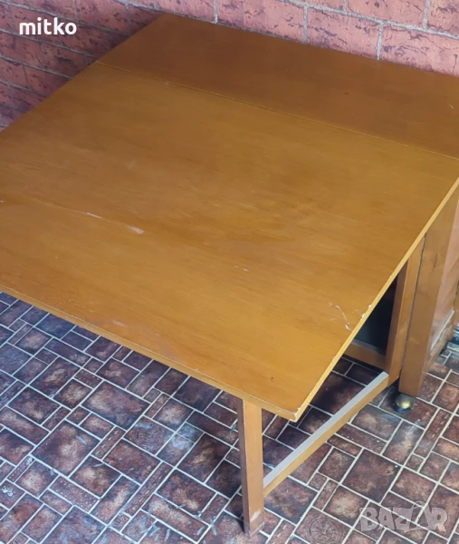 Масивна разтегателна кухненска маса, снимка 1