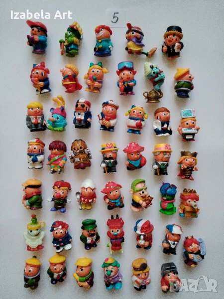 45бр фигури Kinder ФРАНЦУЗИТЕ/стари Киндер играчки от шоколадови яйца , снимка 1