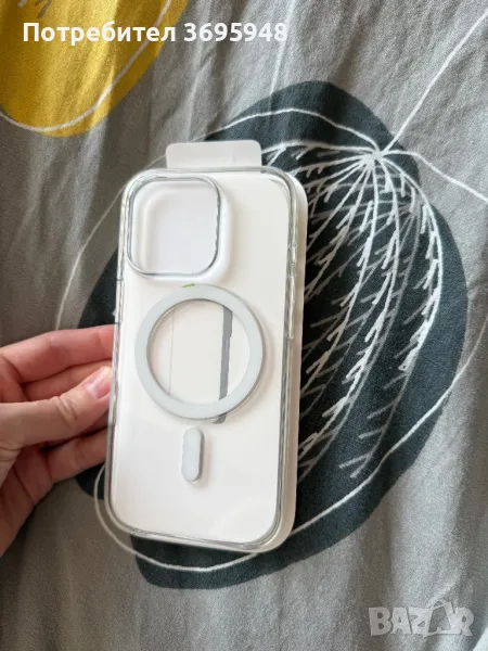 Оригинален кейс iPhone 16 Pro с MagSafe (прозрачен), снимка 1