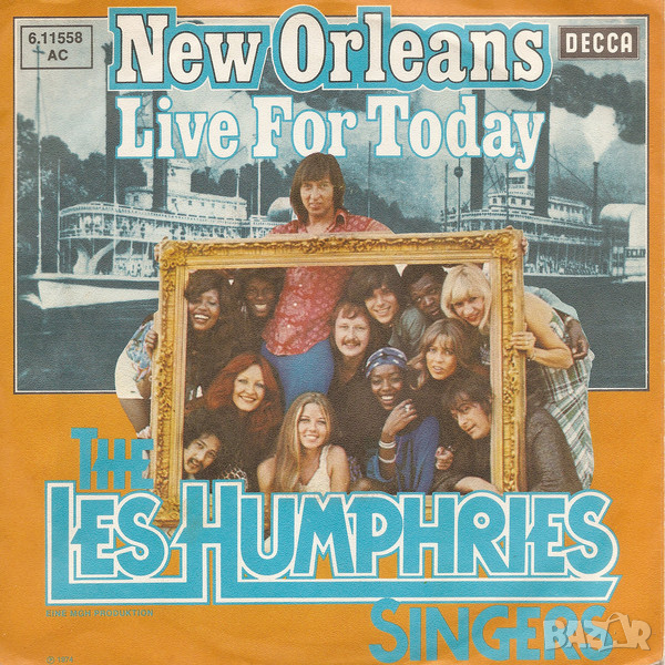 Грамофонни плочи The Les Humphries Singers – New Orleans 7" сингъл, снимка 1