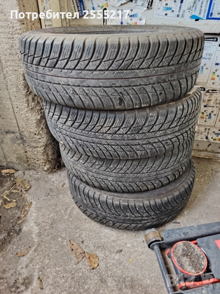 3 броя зимни гуми 185/65R15 Bridgestone , снимка 1