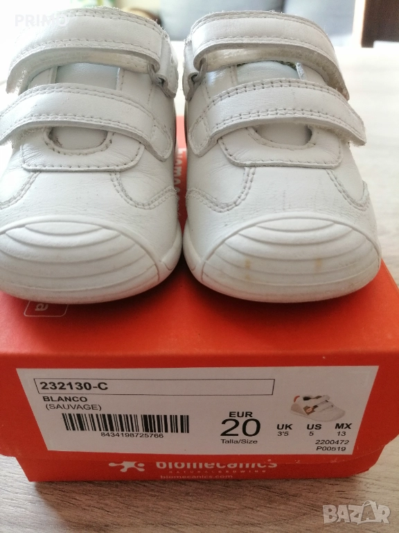 Детски обувки BIOMECANICS, бели,  № 20, снимка 1