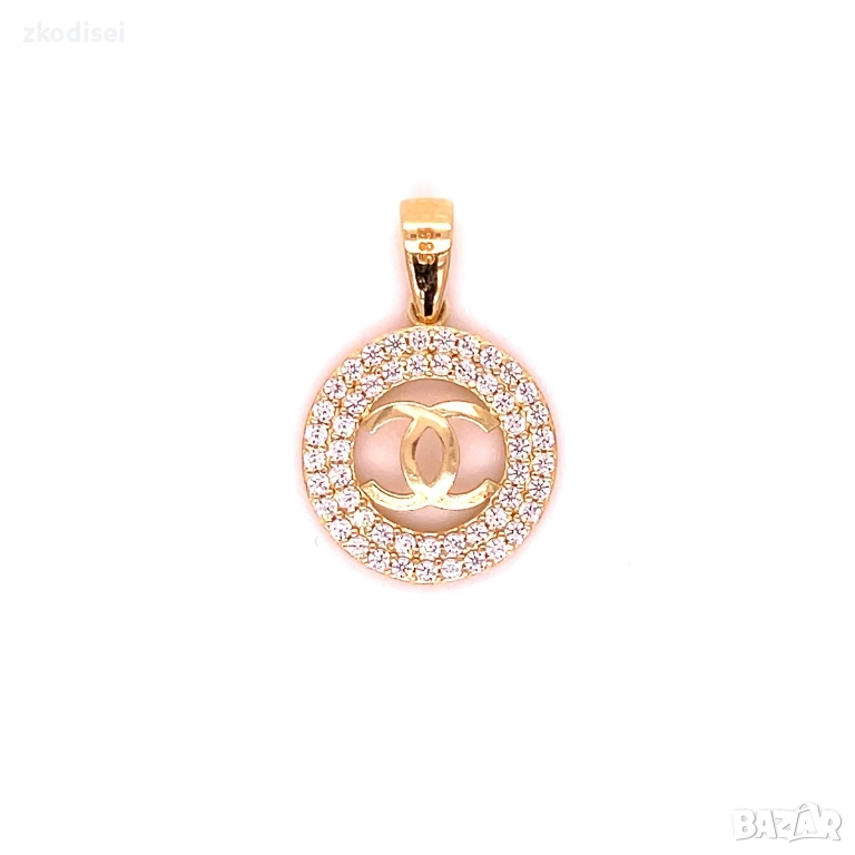 Златен медальон 1,79гр. 14кр. проба:585 модел:34552-1, снимка 1