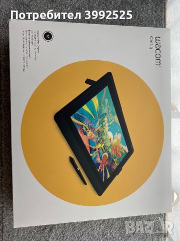 Графичен дисплей таблет Wacom Cintiq 16“, снимка 1 - Таблети - 46330839