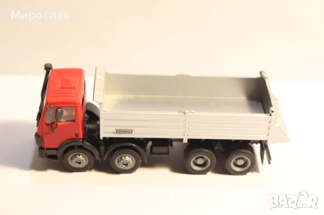 HERPA H0 1/87 MERCEDES ГОНДОЛА САМОСВАЛ КАМИОН МОДЕЛ, снимка 2 - Колекции - 53154659