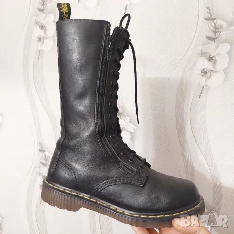 кожени ботуши DR MARTENS 3733 Leather 14-Eyelet 2 zip номер 39, снимка 9 - Дамски ботуши - 43300752