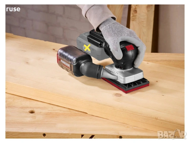 НОВИ! Акумулаторен виброшлайф Parkside Performance 20V, снимка 11 - Шлайфмашини - 54124468