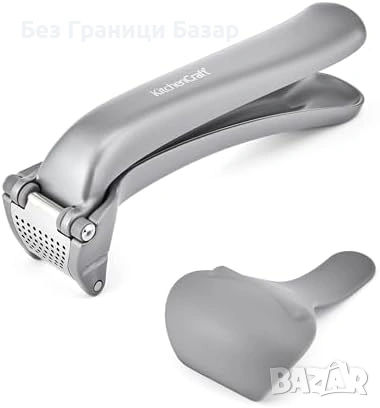 Нова метална Кухненска преса за чесън лесно почистване в съдомиялна