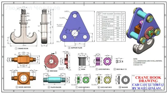 Изработване на чертежи и проекти. На Autocad и SolidWorks и на ръка Решаване на задачи по механика и, снимка 5 - Други услуги - 23132769