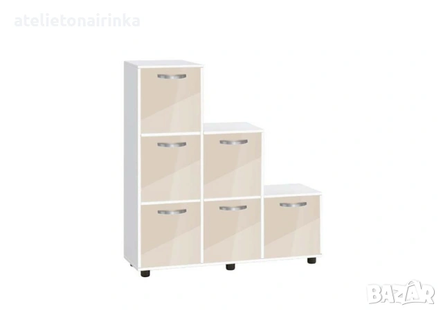 Етажерка Кубо 6 с шест вратички постформинг, снимка 12 - Етажерки - 53869702