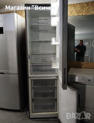 Хладилник с фризер samsung RB37J5015SS, снимка 2 - Хладилници - 52793613