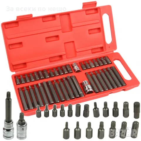 Комплект накрайници – Hex, XZN и Torx 40 части Mar-Pol